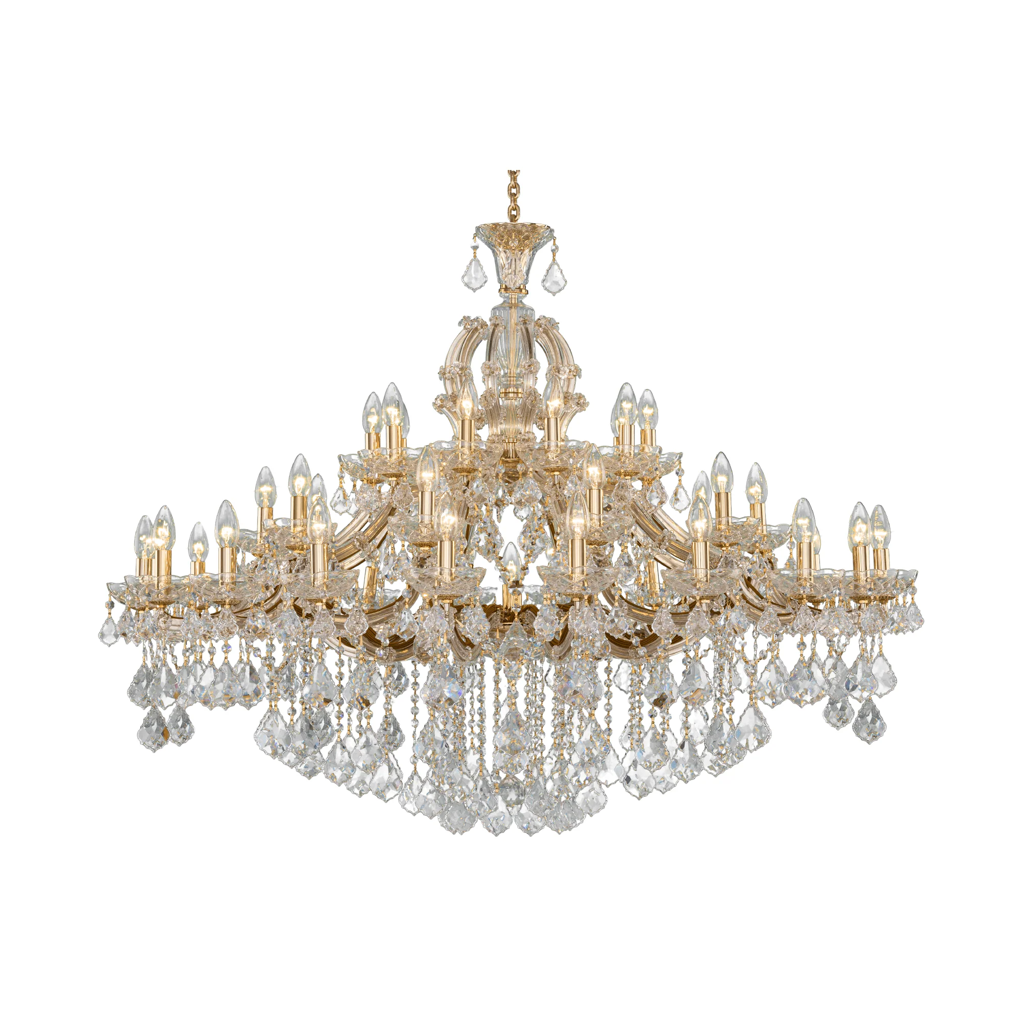 Best Classic Chandelier 41 Bulbs Gold